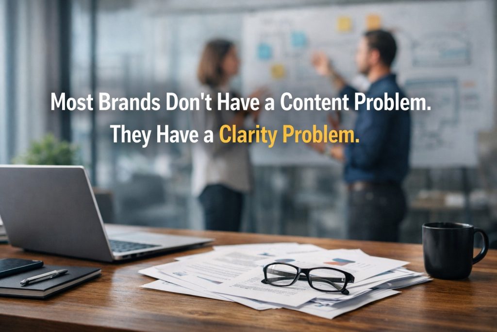 Most Brands Don’t Have a Content Problem. They Have a Clarity Problem