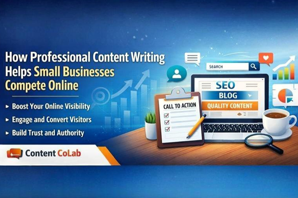 How Professional Content Writing Helps Small Businesses Compete Online