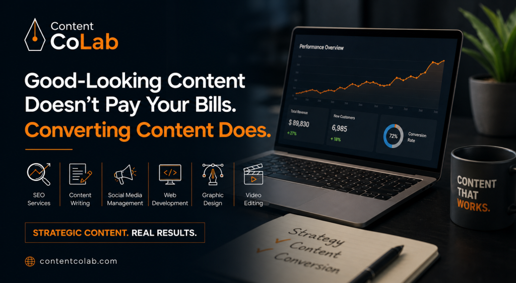 Good-Looking Content Doesn’t Pay Your Bills. Converting Content Does